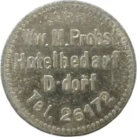 5 Pfennigs - Düsseldorf WW. M. Probst Hotelbedarf