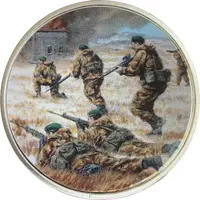 Medal Top Malo, Silver plated