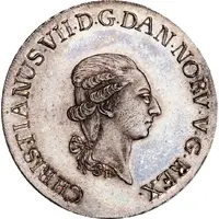 ⅔ Speciesthaler / 40 Schilling Courant - Christian VII