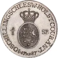 ⅔ Speciesthaler / 40 Schilling Courant - Christian VII