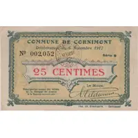 25 Centimes - Commune de Cornimont [88]