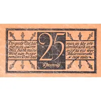 25 Pfennigs orange issue