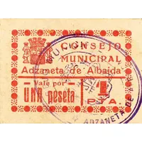 1 Peseta Adzaneta de Albaida