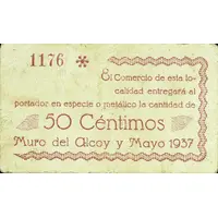 50 Céntimos Muro de Alcoy