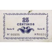25 Céntimos Moneva