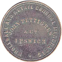 1 Penny - John Pettigrew and Co Ipswich, Queensland