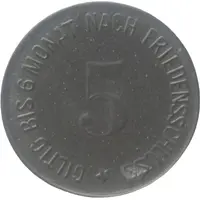 5 Pfennig - Obergrainau u. Untergrainau