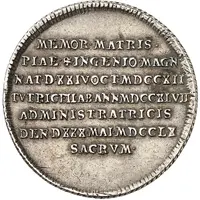 1/2 Thaler Death of Joanna Elisabeth