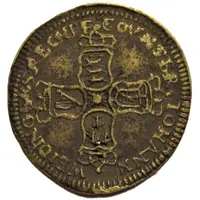 Rechenpfennig George I Johann Weidingers