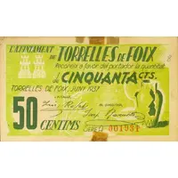 50 Céntimos Torrelles de Foix