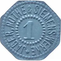 1 Pfennig - Leipzig Jäger, Rothe and Siemens-Werke
