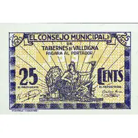 25 Céntimos Tabernes de Valldigna
