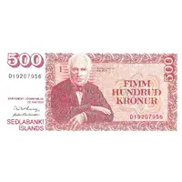 500 Krónur Law of 2001