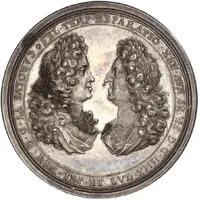 Medal - Peace of Baden Map of Europe