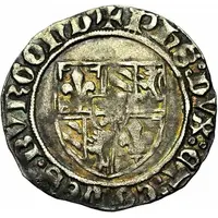 Blanc with shield at seven quarters - Philip III