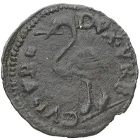 Quattrino - Guidobaldo I of Montefeltro Ostrich