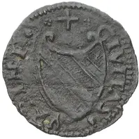 Quattrino - Guidobaldo I of Montefeltro Ostrich