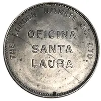 2 Peso - London Nitrate Co. Santa Laura, Tarapacá Region