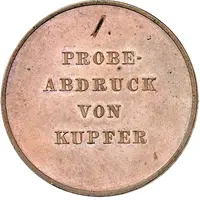 1 Thaler - Leopold Frederick Reunification, Copper Pattern strike