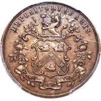 1/2 Penny Currency F. McDermott