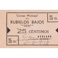 25 Céntimos Rubielos Bajos