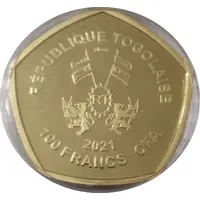 100 Francs CFA 100th anniversary of the Chinese Communist Party