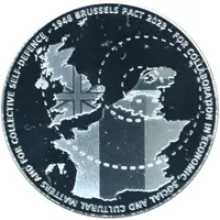 Medal - Benelux 75 years Brussels Pact