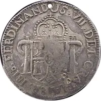 8 Reales - Fernando VII Zacatecas - Royalist Coinage