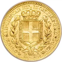 10 Lire - Carlo Alberto