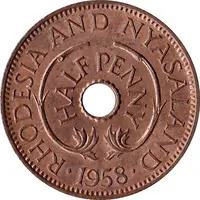 1/2 Penny - Elizabeth II