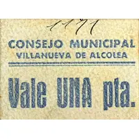 1 Peseta Villanueva de Alcolea