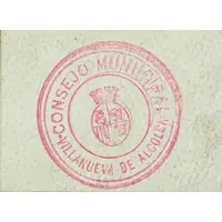 1 Peseta Villanueva de Alcolea