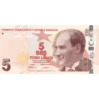 5 Lira Red