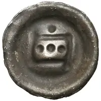 Denier Bracteate guziczkowy - unknown Prince Płock mint