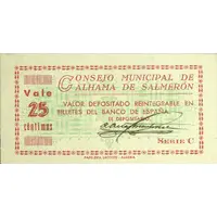 25 Céntimos Alhama de Salmerón