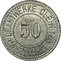 50 Pfennig - Gleiwitz Drahtwerke