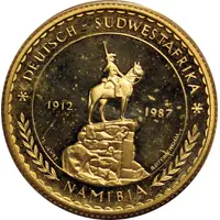 Medal - 100 - 75th Anniversary Reiter Monument Horseman 'Bushriders'