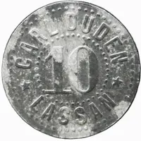 10 Pfennig - Lassan Carl Duden