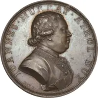 Medal Death of John Murray, Duke of Atholl, Copper