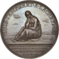 Medal Death of John Murray, Duke of Atholl, Copper