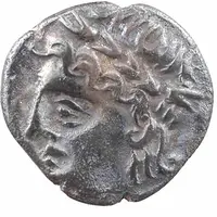 Denier IAZVS with galloping horse and rowel