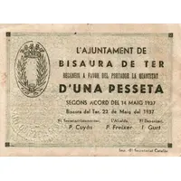 1 Peseta Bisaura de Ter