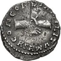 Denarius - Carausius RSR, Jointing hands