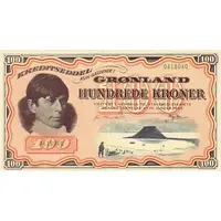 100 Kroner Den Kongelige Grønlandske Handel