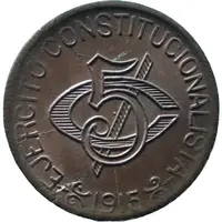 5 Centavos Constitutionalist Army