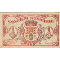 1 Peseta Caudete