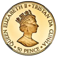 50 Pence - Elizabeth II Queen Mother