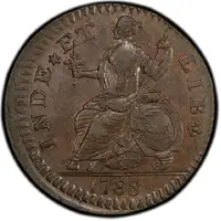 1/2 Penny - Copper 'Mailed Bust Right'