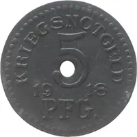 5 Pfennig - Rudolstadt