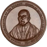 Medal Sabbath School, English, bronze